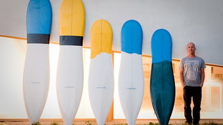 Riding a Surfboard Made By An Old Apple Designer